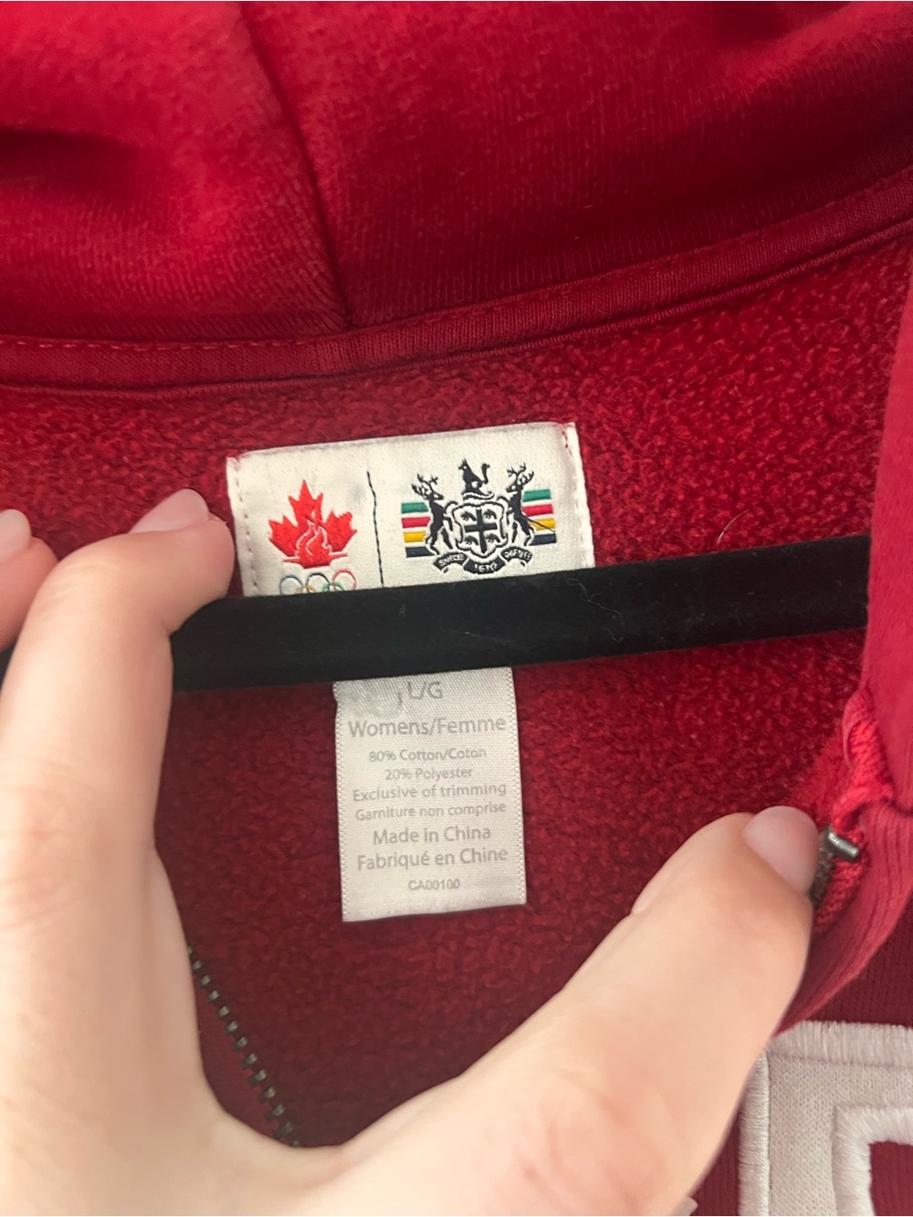 Hudson Bay 2010 Canada Vancouver Olympics Hoodie - Picture 3 of 6
